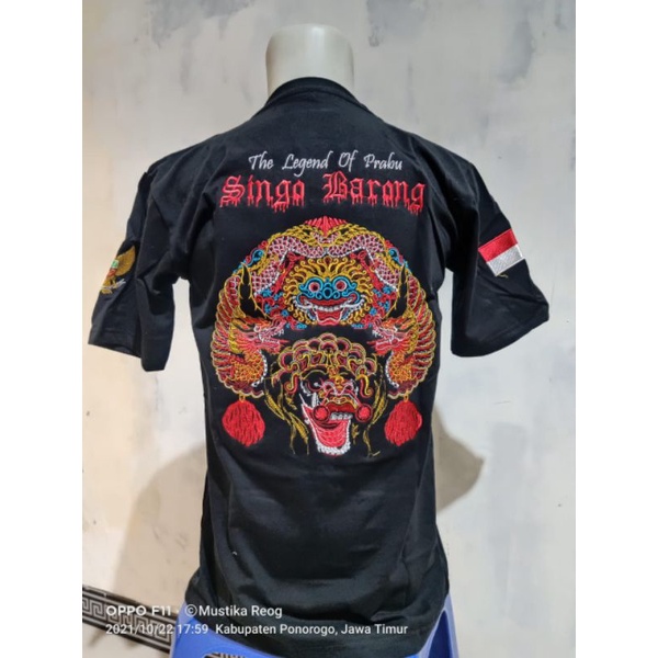 Kaos.kaos bordir.kaos budaya.kaos reog.kaos barongan