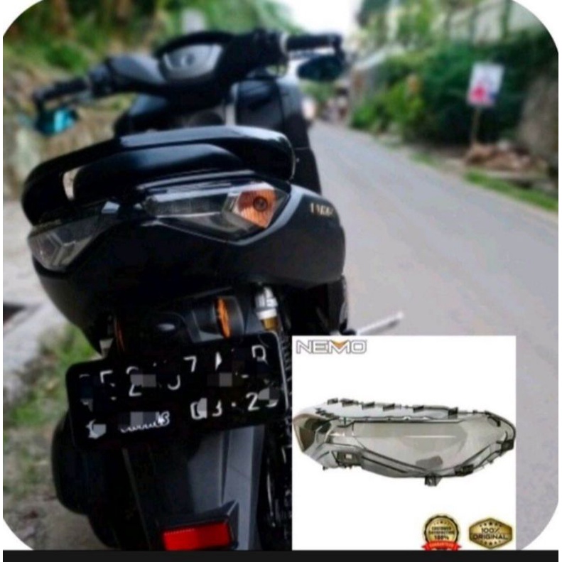 Mika Kaca lampu Stop Belakang New Nmax N-max 2020 2021 2022 Rayben smoke