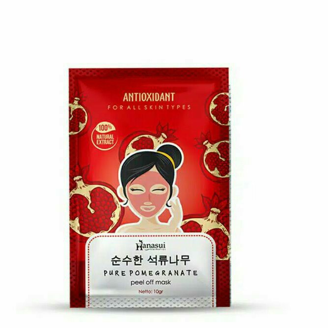 ⭐️ Jendela Kosmetik ⭐️HANASUI Pure  Dark  Choco Peel Of Mask  Firming  JK