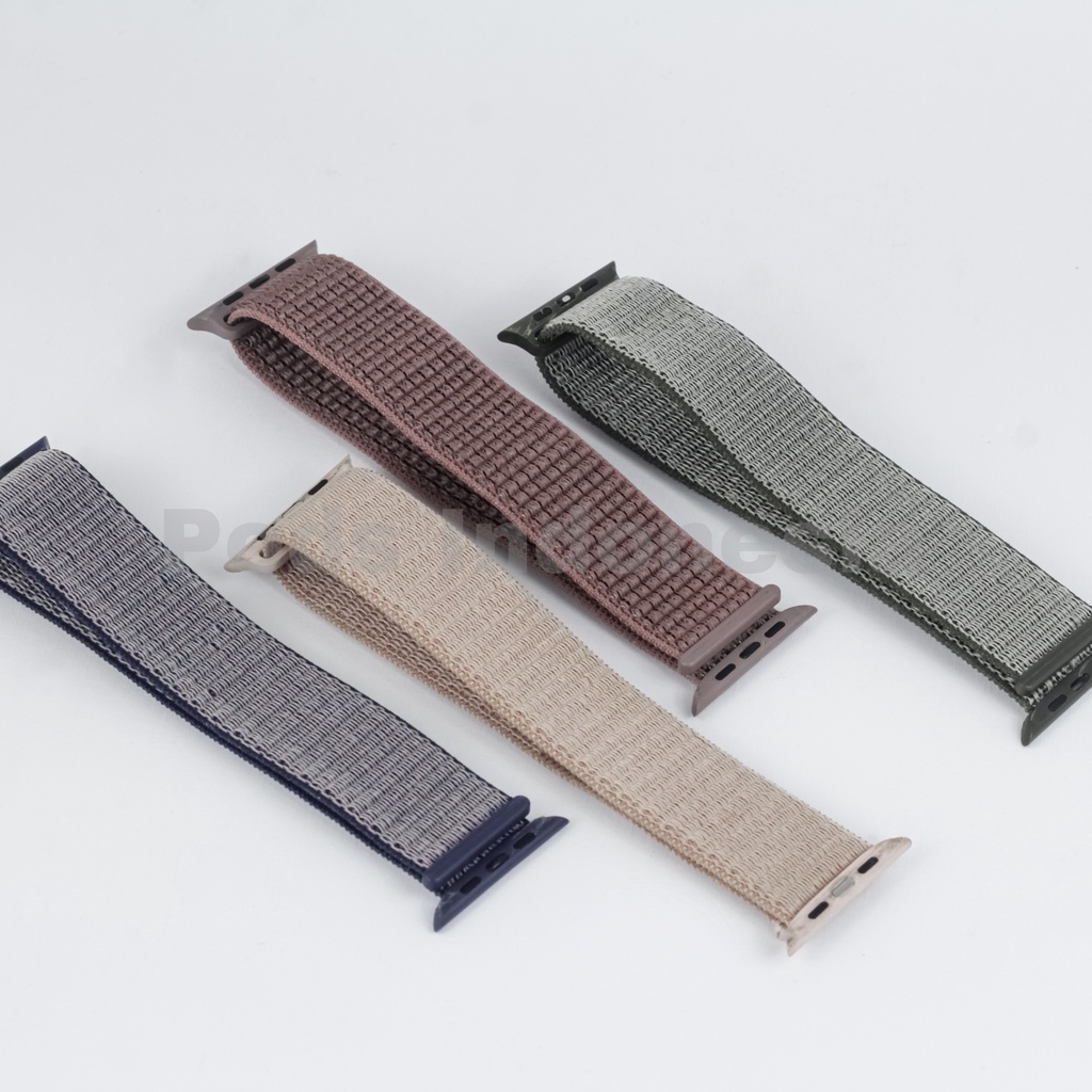 [TERMURAH] STRAP Braided Nylon - Strap Velcro for iWatch &amp; Apple Watch - by PodsIndonesia