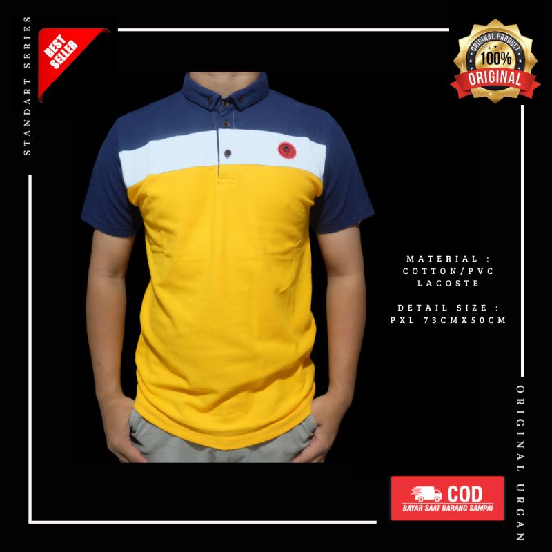 Kaos kerah Polo Pria Original URGAN / Kaos Distro Original Urgan