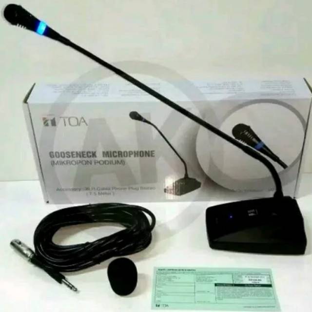 Mic meja podium TOA ZM-380 AS. ORIGINAL TOA. suara dijamin jernih