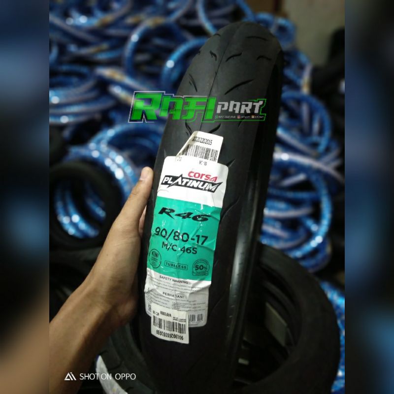 BAN LUAR CORSA R46 BAN CORSA PLATINUM 90/80X17 R46