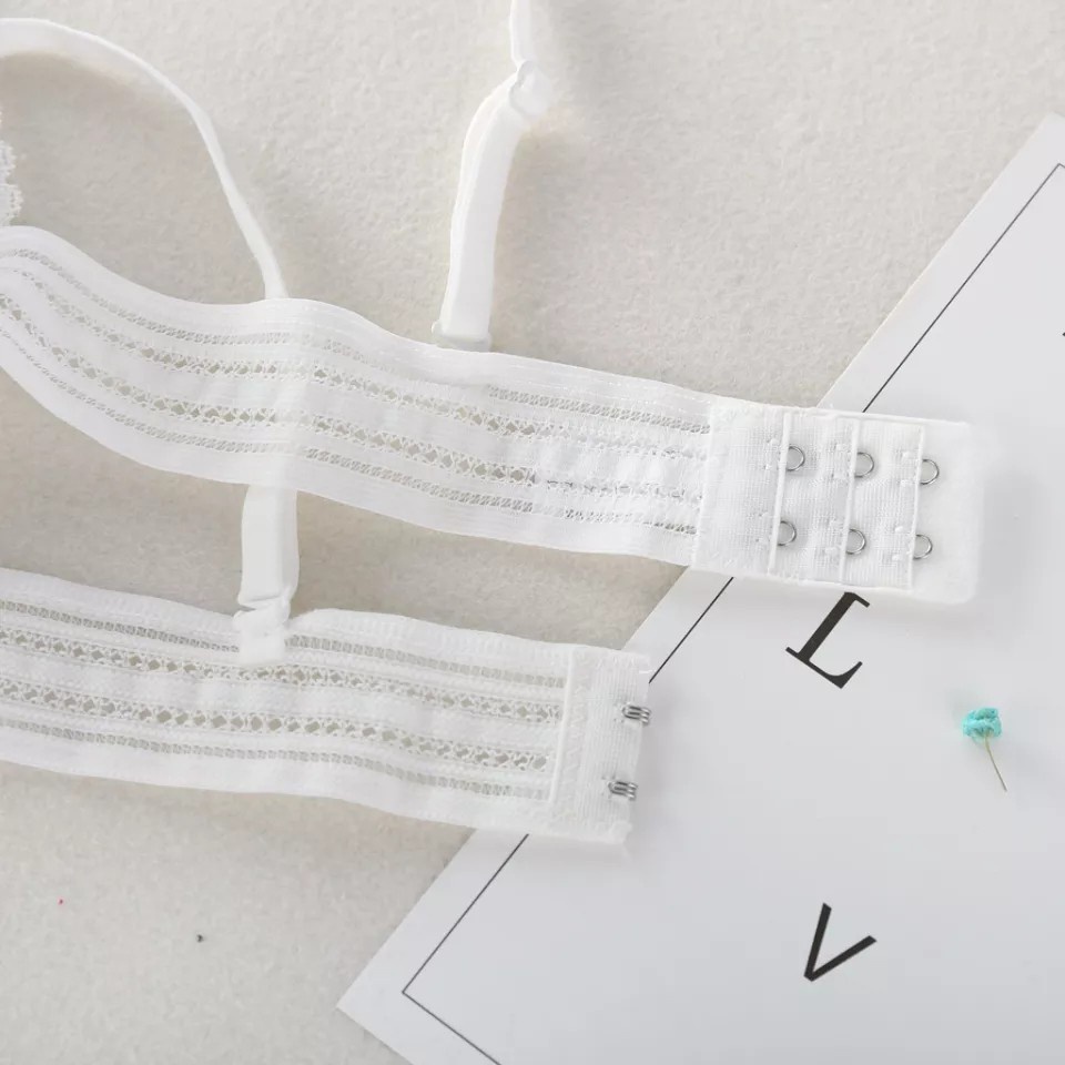 Tmall88 Bra Pakaian Dalam Wanita Renda Deep V-Leher Dibungkus Dada Lingerie Seksi