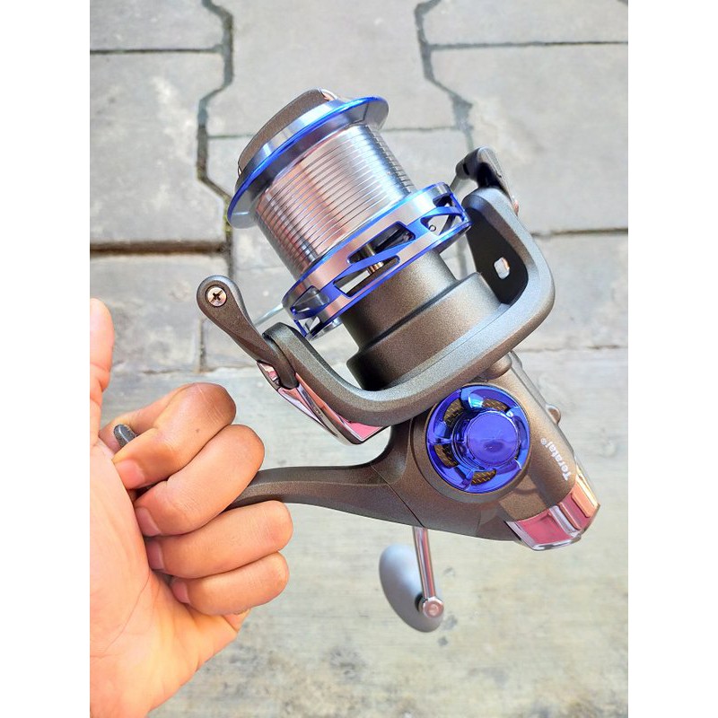 Promo Reel Laut Long Spool Teratai Megalodon 8000 Dan 10000 13+1 Ball Bearing Bagus Kuat Bisa COD