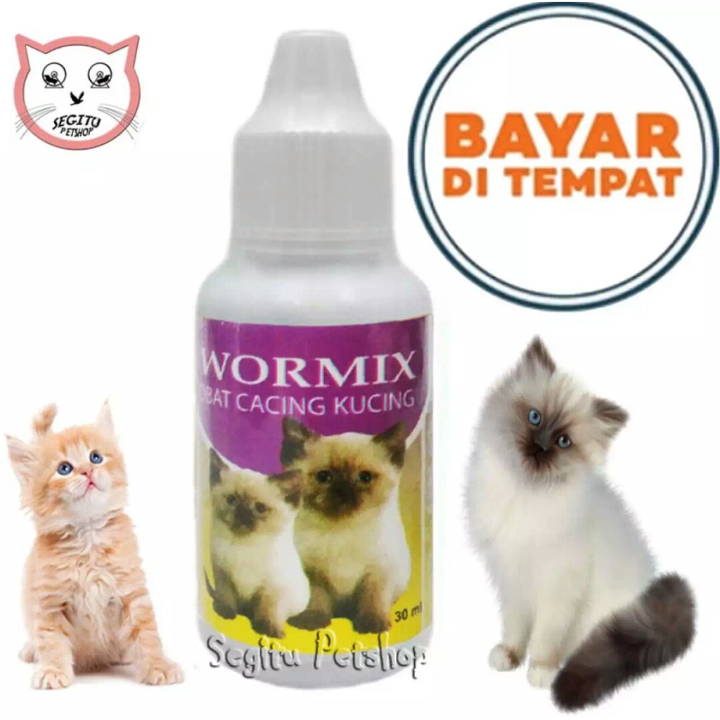 Obat Kucing Kitten Cacingan WORMIX