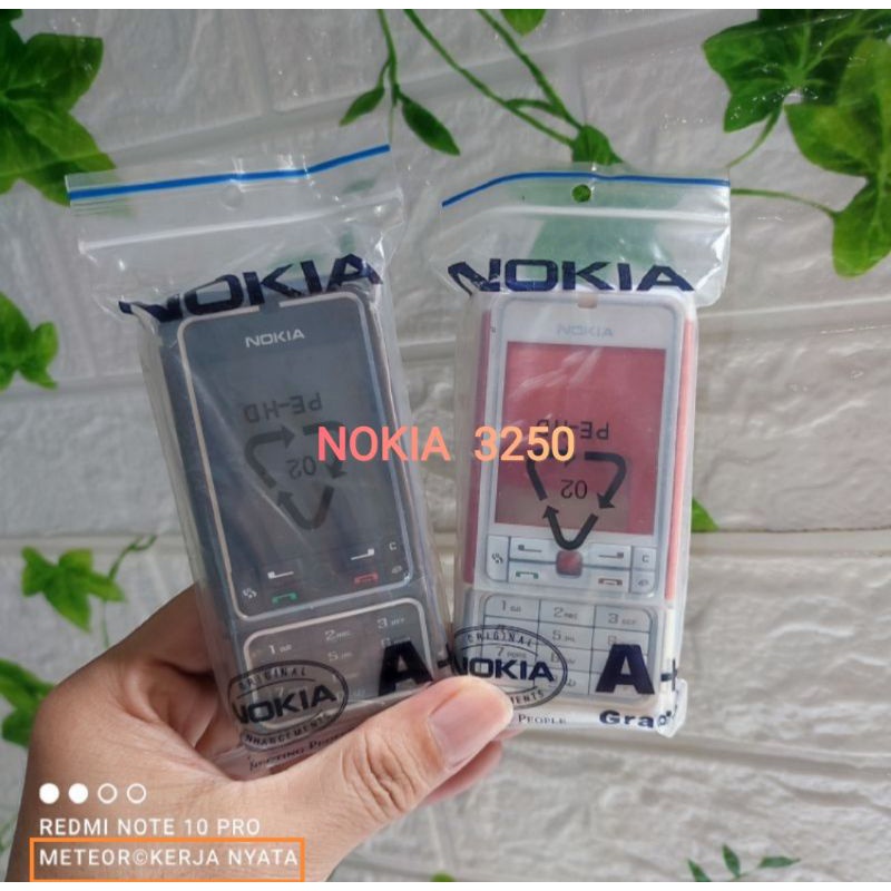 Casing Housing NOKIA 3250 Fullset Stainless / Nokia 3250 ORIGINAL 100% Baru