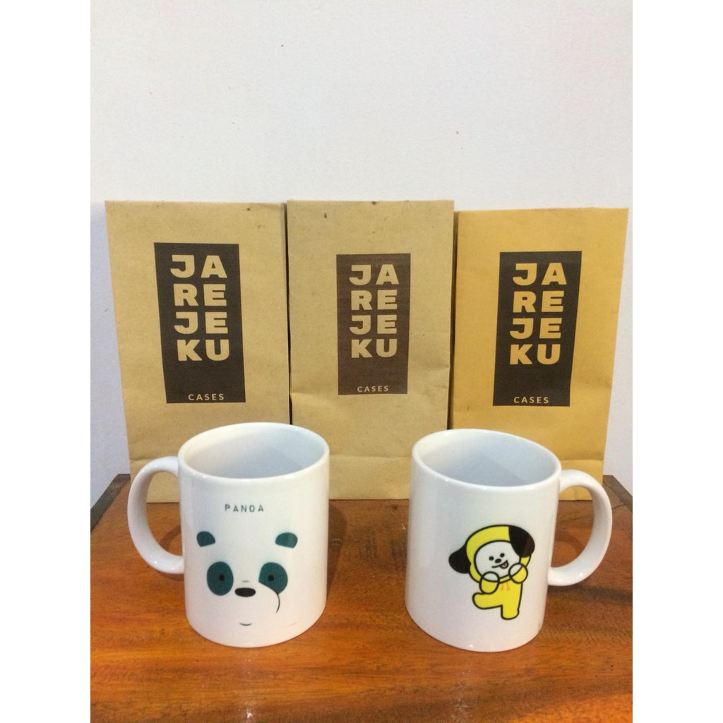 Gelas Mug Custom Satuan/Grosir + Bubblewrap