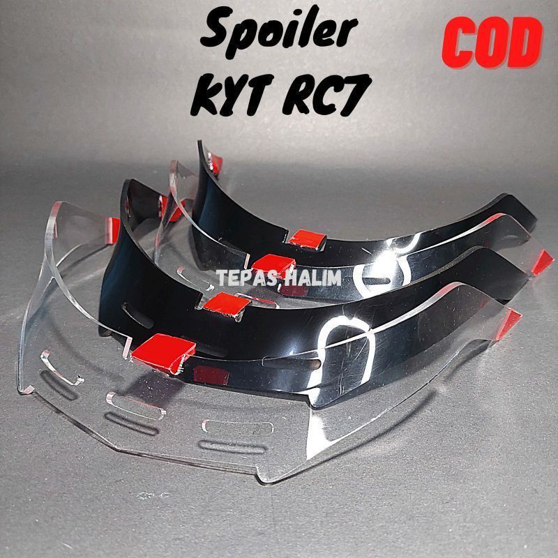 Spoiler Helm KYT RC7 RC SEVEN / Spoiler KYT RC7 RC SEVEN/ Spoiler KYT RC 7 / Spoiler Kyt Rc7 / Spoil