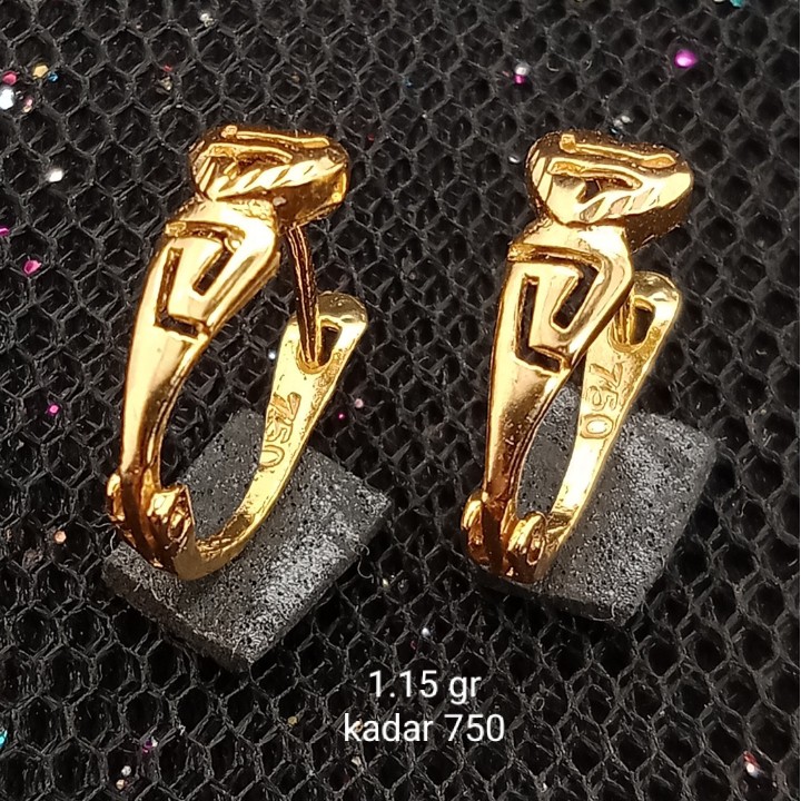 Anting Emas 17 K - 1.15 gr Kadar 750 - 2419