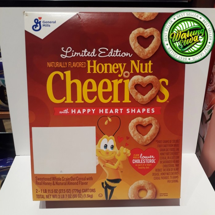 

general mills honey nut cheerios cereal 779gr