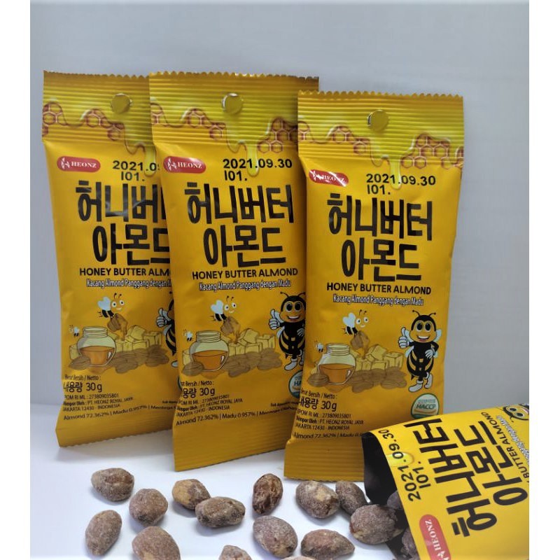 HEONZ HONEY BUTTER ALMOND 30GR - KOREA