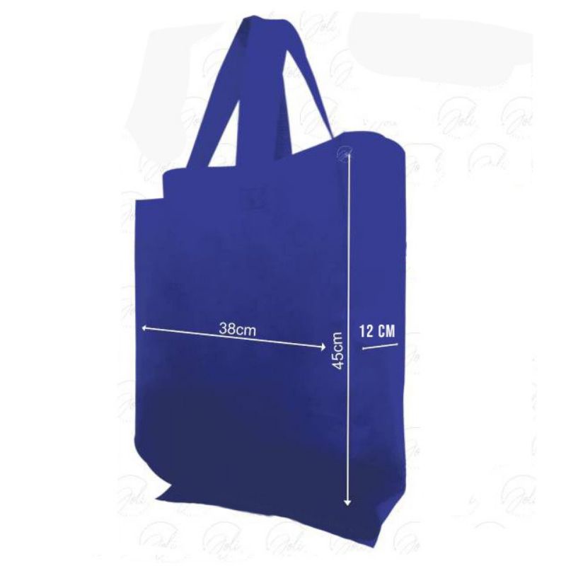 38×45×10  Spunbond Sablon Custom / Goodiebag Souvernir / Tas Sembako, Laundry Tas belanja dll