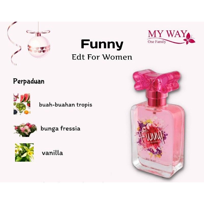 My Way Parfum Cewek Wanita Remaja Funny EDT Import Mesir Women