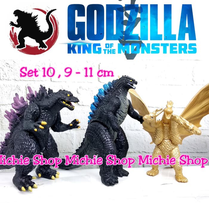Figure Godzilla Set 10 Ghidorah Mechagodzilla King Monster Shin - legendary godzilla roblox