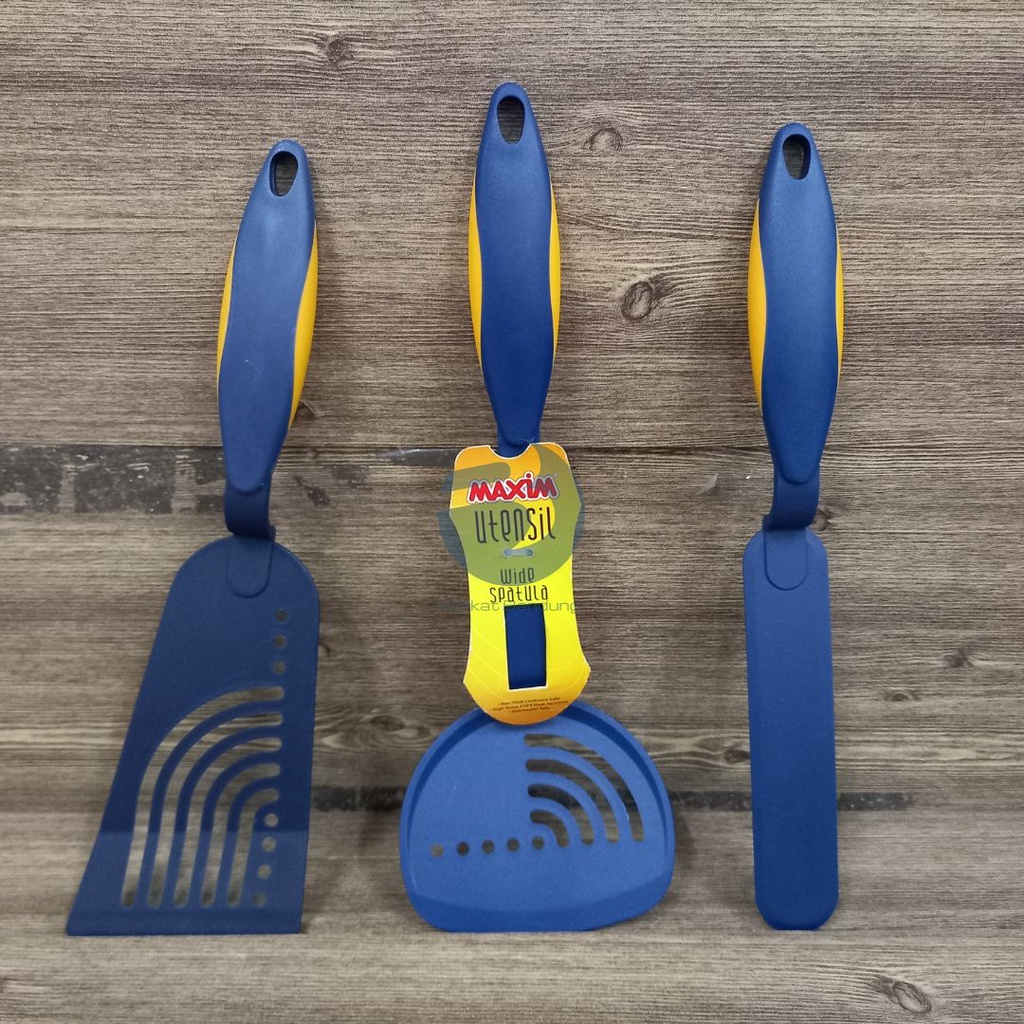 Maxim Utensil 3pcs Set Spatula / Sutil Nylon Tahan Panas