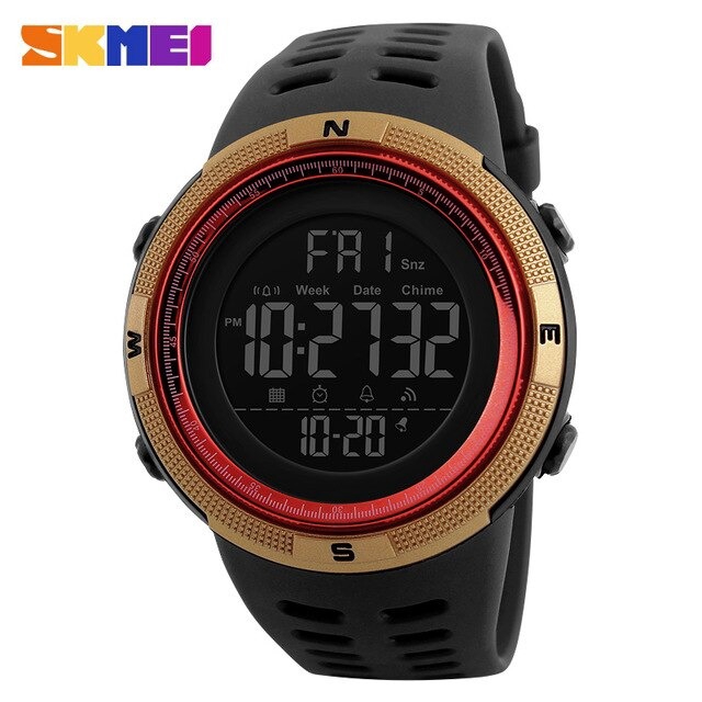 SKMEI 1251 Jam Tangan Pria Digital Dual Time Anti Air WK-SBY