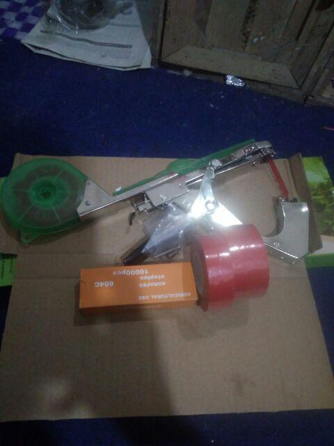 Tapetool Paket(bisa Cod) Promo Tapetool Lengkap Dapat Alat-6pita-1dus Stapless Dalam Paket