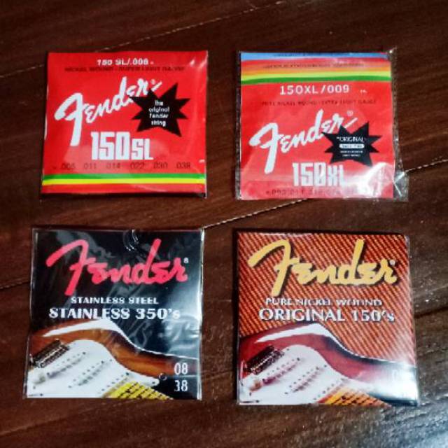 Senar Gitar Elektrik Fender 0,8 0,9 Set