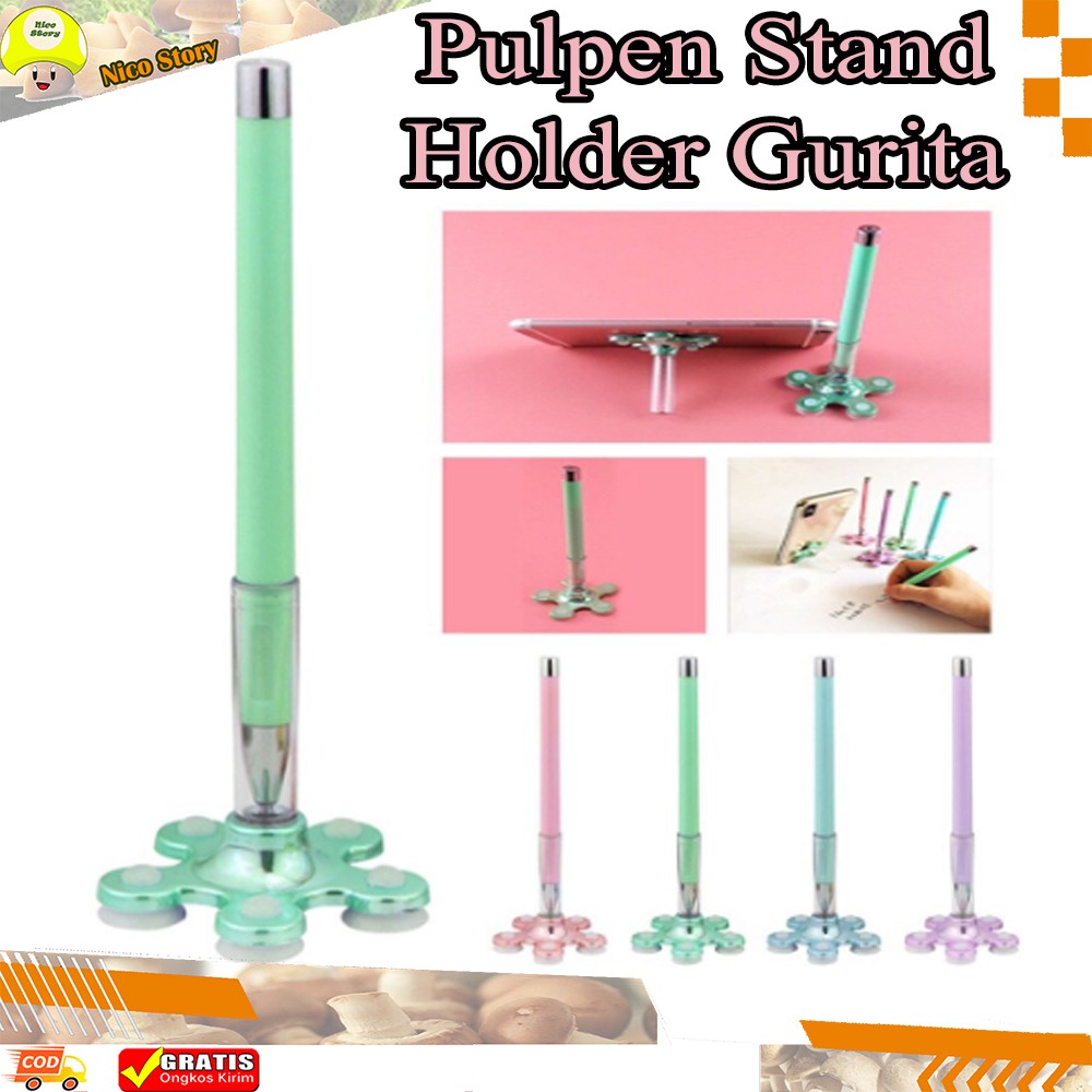 (NCS) Pena Holder Gurita / Holder Handphone Multiguna / Pen Mobile Stand