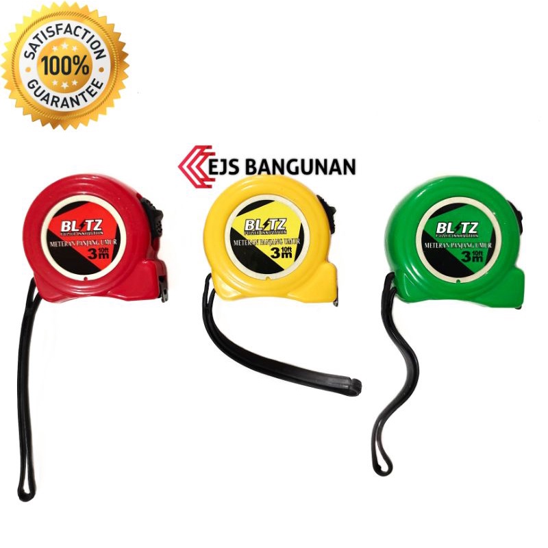 Meteran Blitz 3M / Meteran Tukang