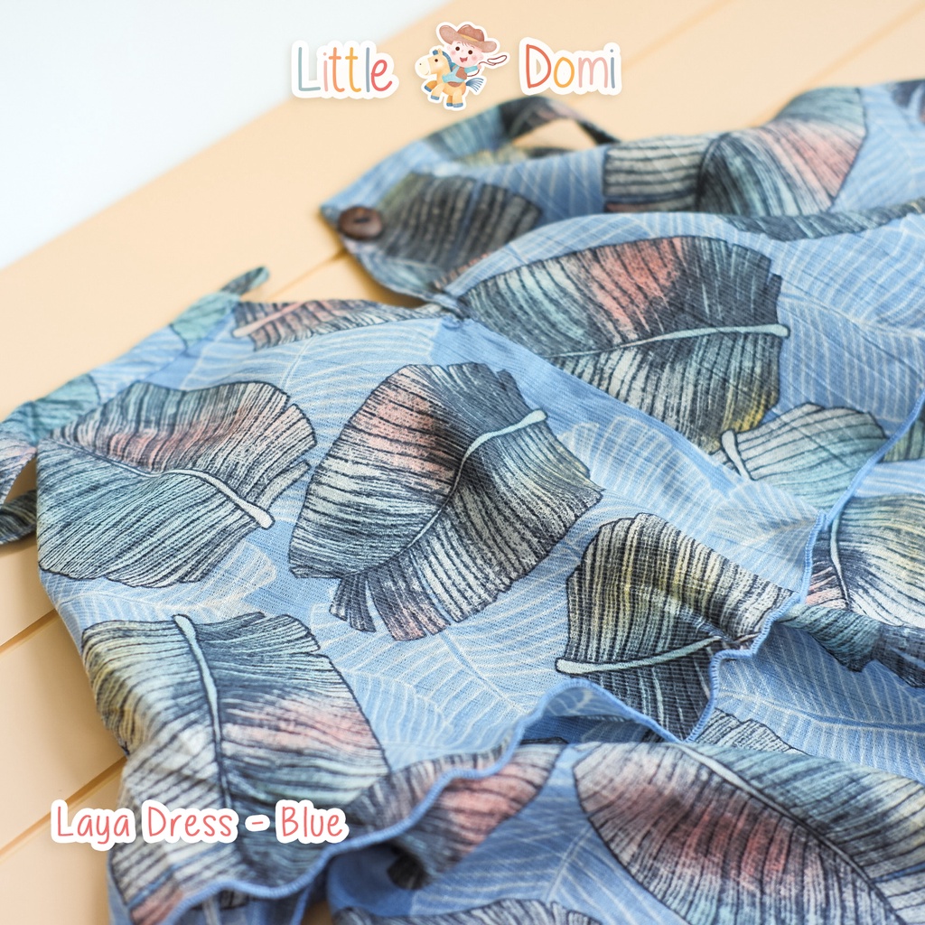 Laya Dress ( Girl ) - Gaun Anak Perempuan - Terusan Anak Perempuan - Little Domi