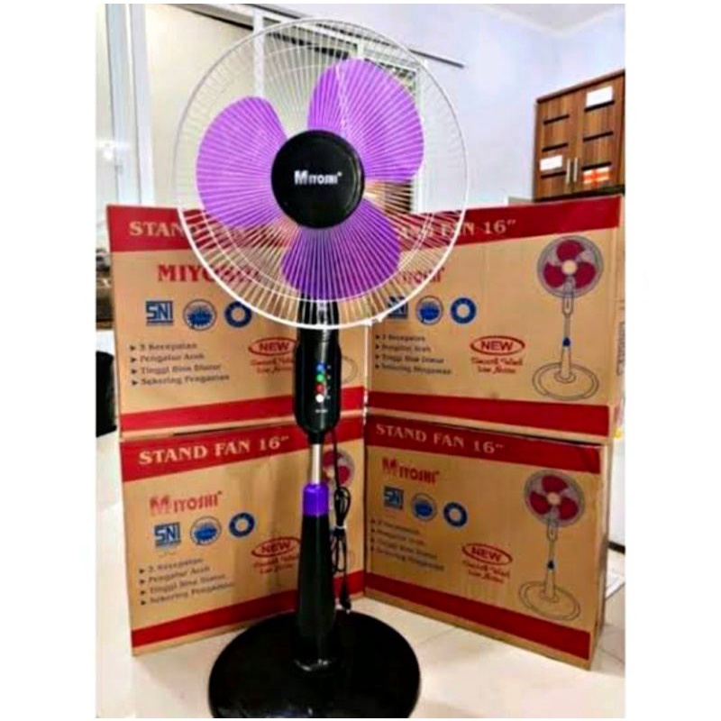 S/F Stand Fan MIYOSHI 1605 16&quot; / Kipas Angin Berdiri MIYOSHI 16INC