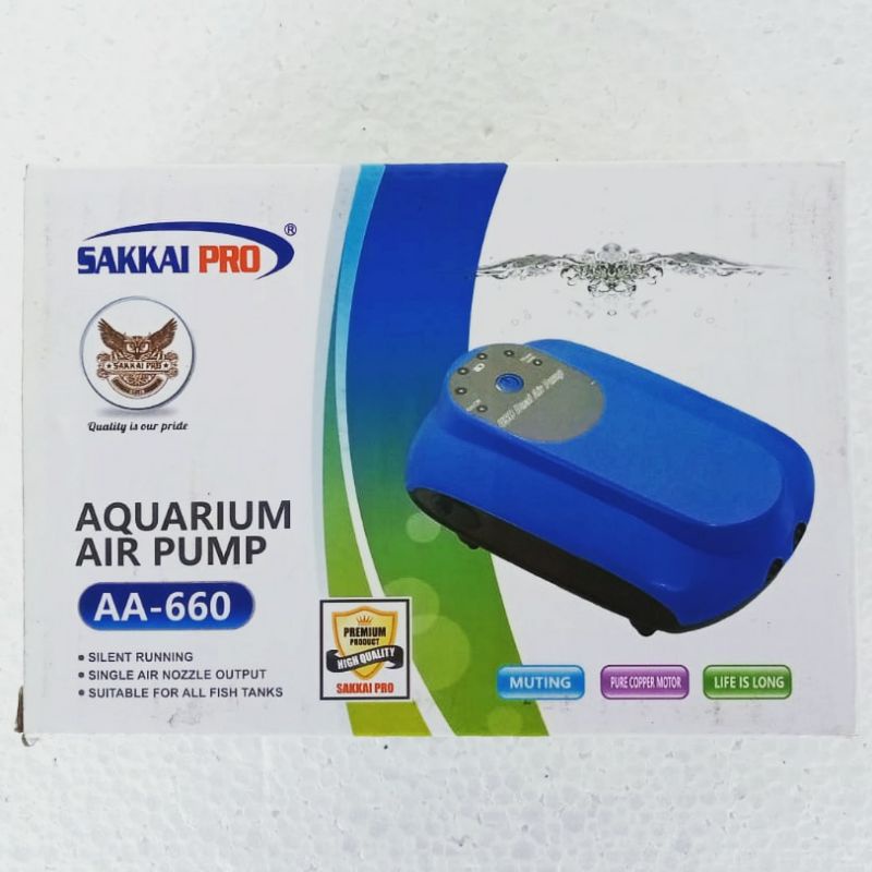 airpump aerator usb 2 lubang SAKKAI PRO AA 660 mesin gelembung udara usb portable