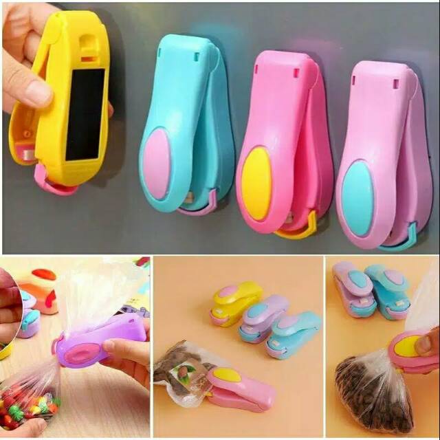 Hand sealer mini / plastik sealer mini gen 2 / perekat plastik tidak bisa pilih warna | Shopee Indonesia