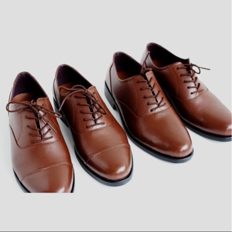 Sepatu Pria Pantofel Formal Sepatu Kerja Kulit Asli Berkualitas Model Oxford