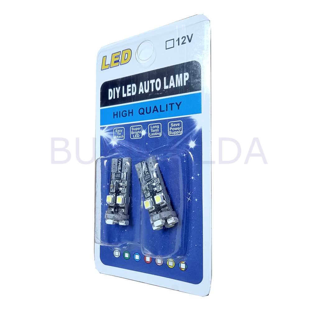 Lampu Mobil Headlight LED T10 W5W 8 SMD 1210 2PCS mobil motor burnhilda