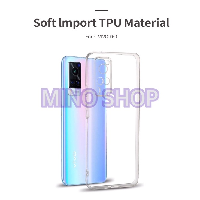 SOFTCASE TRANSPARAN VIVO X60 PREMIUM CLEAR SOFT CASE