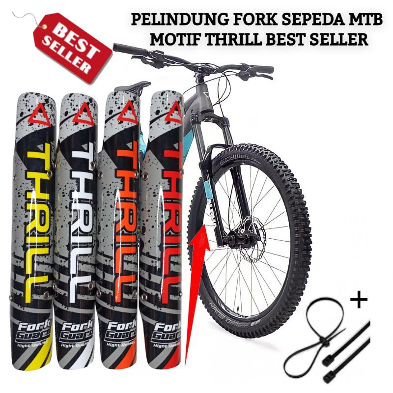 [ PROMO ] Fork Guard Sepeda Mtb THRILL / Pelindung Fork Sepeda Mtb / Pelindung Shock Sepeda Terlaris