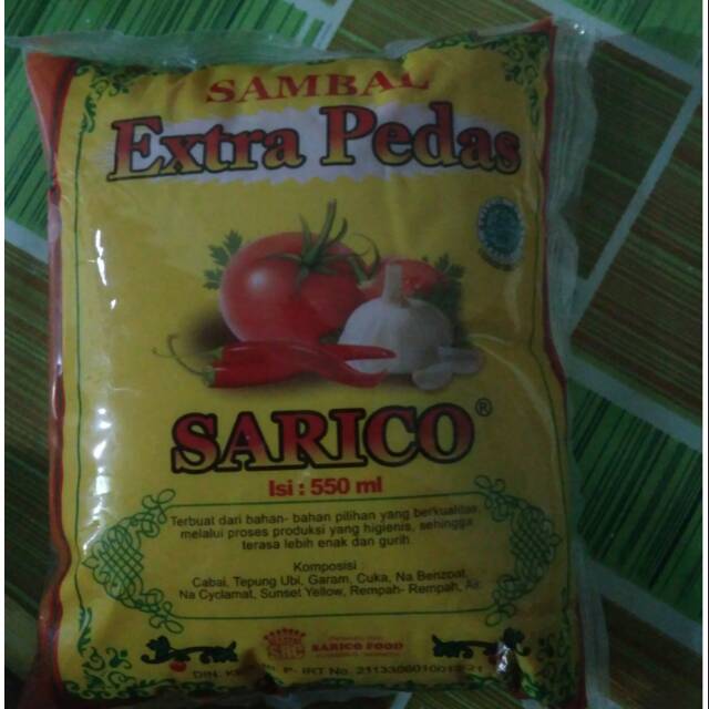 

MM- SAOS BANTAL SAMBAL EXTRA PEDAS MEREK SARICO