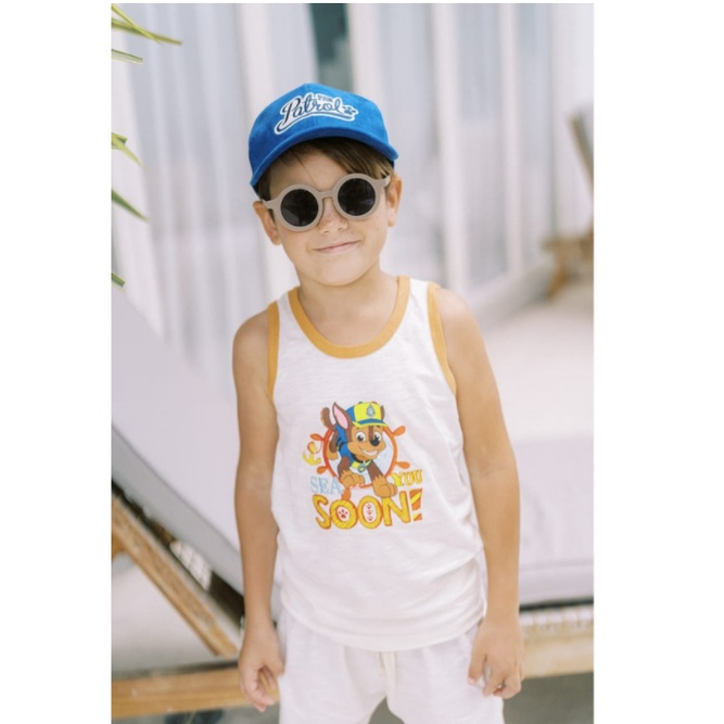 11.11 Sale AMBYAR Bohopanna 1-8Y SINGLET PAW PATROL Kaos Anak Atasan Anak Baju Kutung Singlet STRIPE CBKS