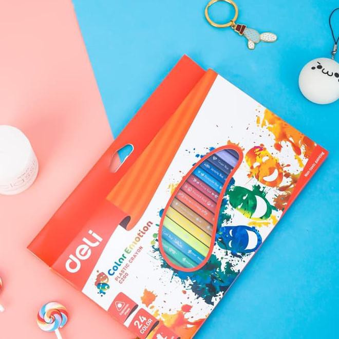 

Deli Krayon Sekolah / School Crayon - 24C Tangan Bersih Ec20020 Best Seller