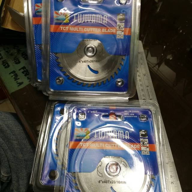Mata gergaji potong kayu fujiyama 4&quot; mata multicutter fujiyama