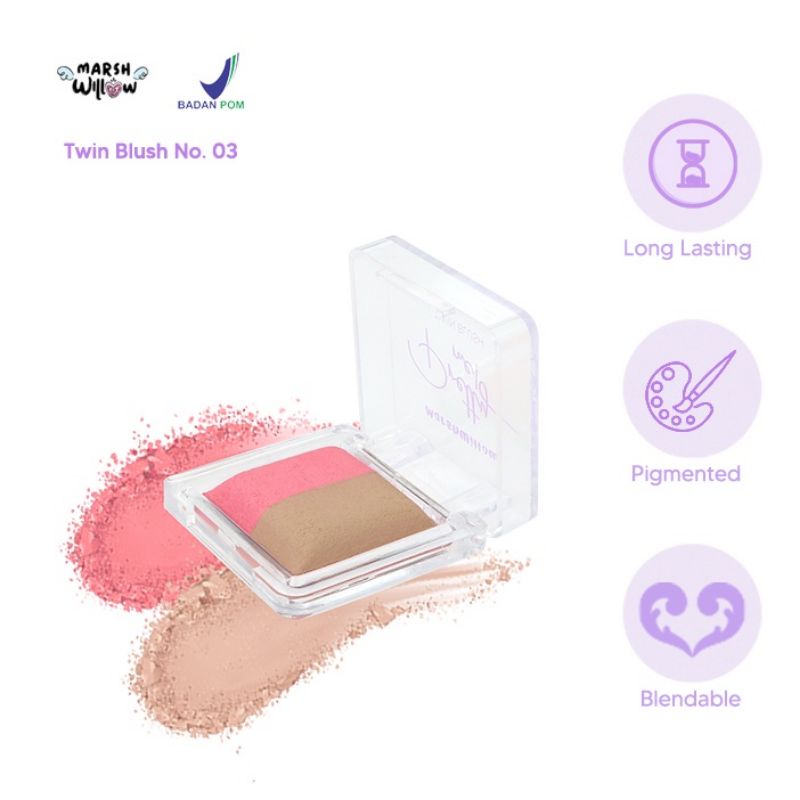 MARSHWILLOW PRETTY ME TWIN BLUSH 6 GR @MJ