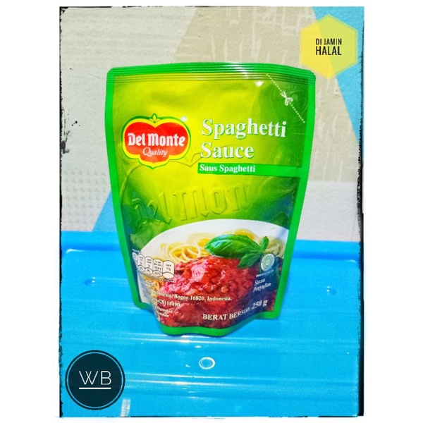 

saus spaghetti sauce del monte saos spageti pouch 250 g