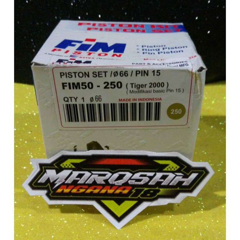 Piston FIM90 FIM81 FIM50   65  65,5  66  66,5 pen 15 (Tiger) marqsah-1