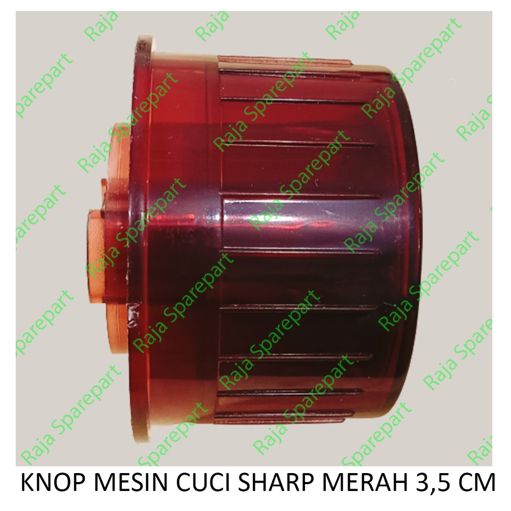 KNOP MESIN CUCI SHARP MERAH 3,5 CM