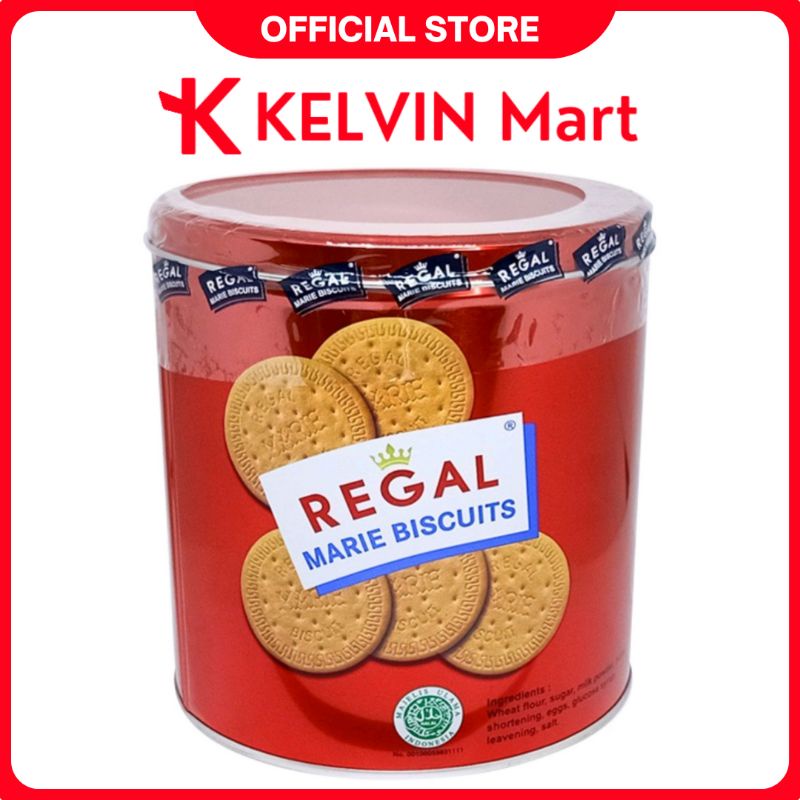 

Regal Marie Biscuit kaleng 550g | KELVIN Mart