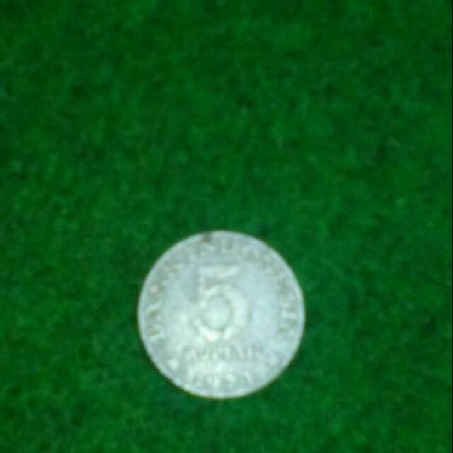 Uang Koin 5 rupiah 1974