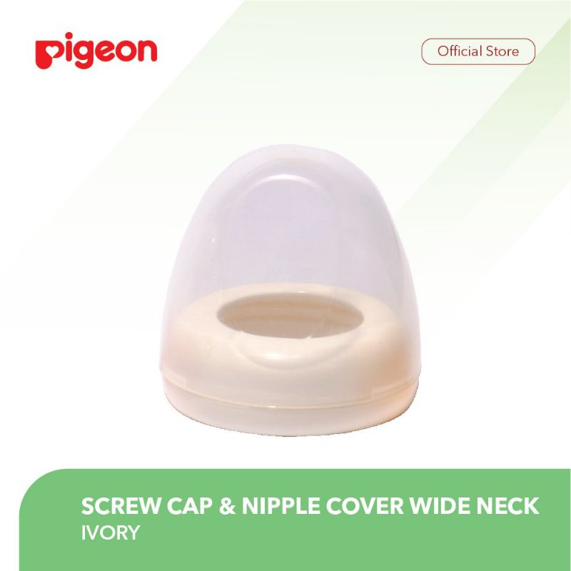 Pigeon Screw Cap &amp; Nipple Cover Wide Neck - Tutup Botol Susu Bayi