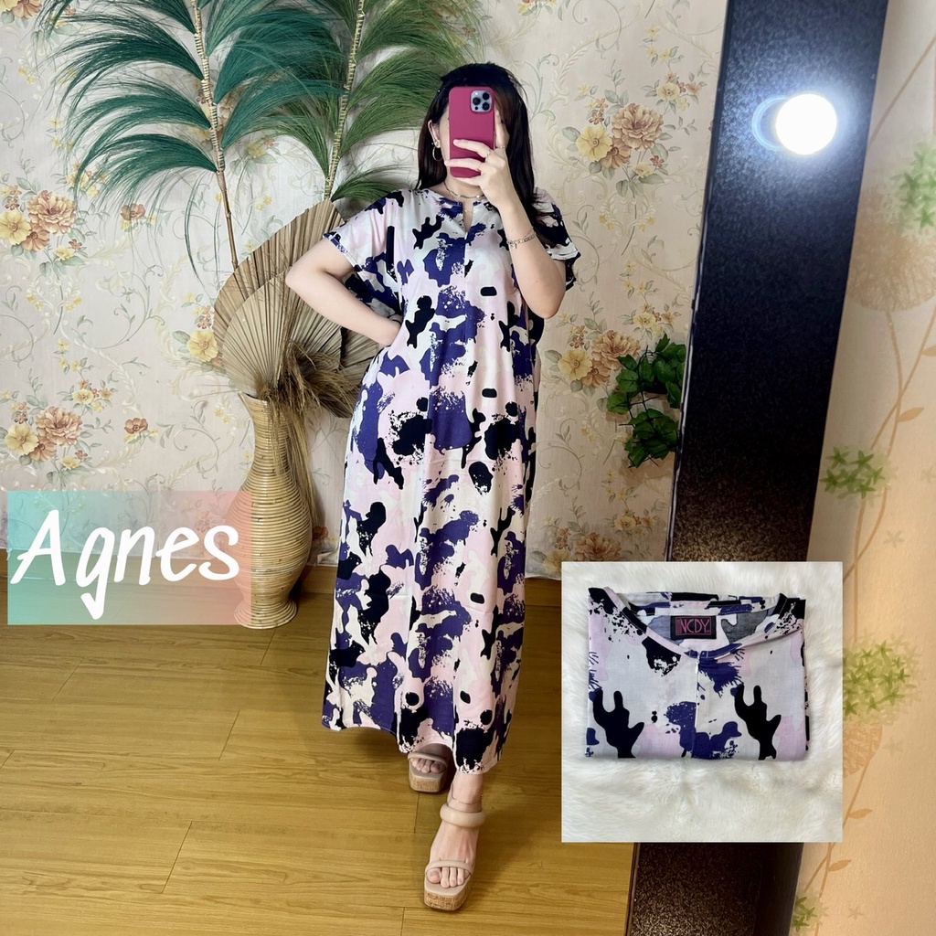 PART1 NCDY HOMEWEAR DASTER PANJANG SEMATA KAKI LD 130cm BUSUI FRIENDLY JUMBO-Agnes