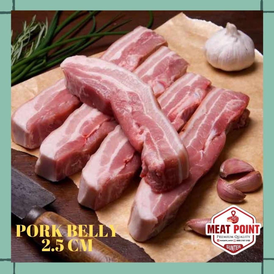 

Import Pork Belly Samgyeopsal 2.5 cm NON HALAL