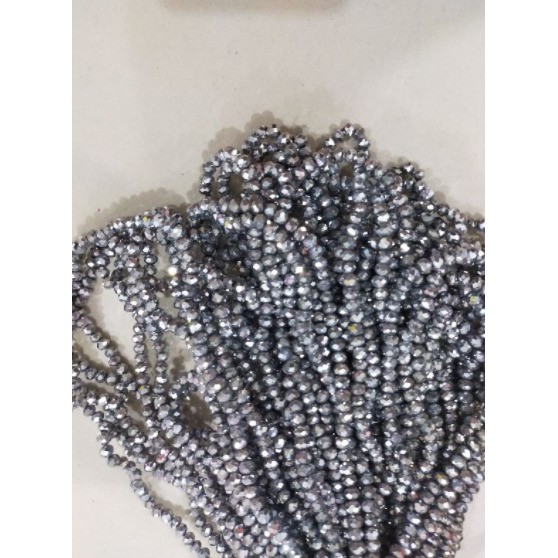 Payet manik mote kristal 6mm Per 10 Renceng