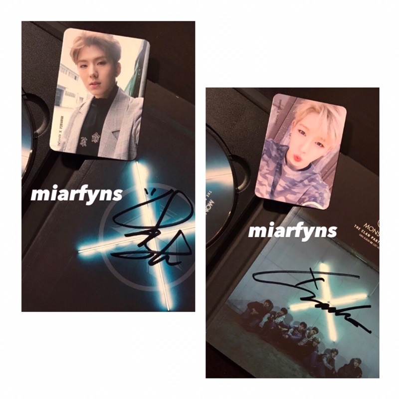 SIGNED ALBUM Monsta X 3rd Mini Album: The Clan Pt. 1 Lost