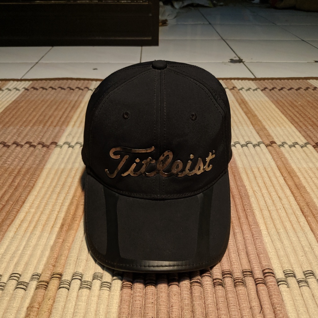 Topi Golf TITLEIST GOLF Tour Pocketable Metal Cap Original Second