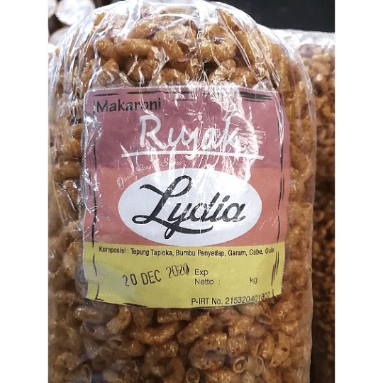 

Makaroni Rujak Lydia 2 kg